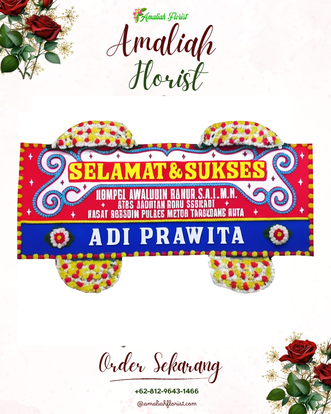 Papan Bunga Ucapan Selamat Suboh